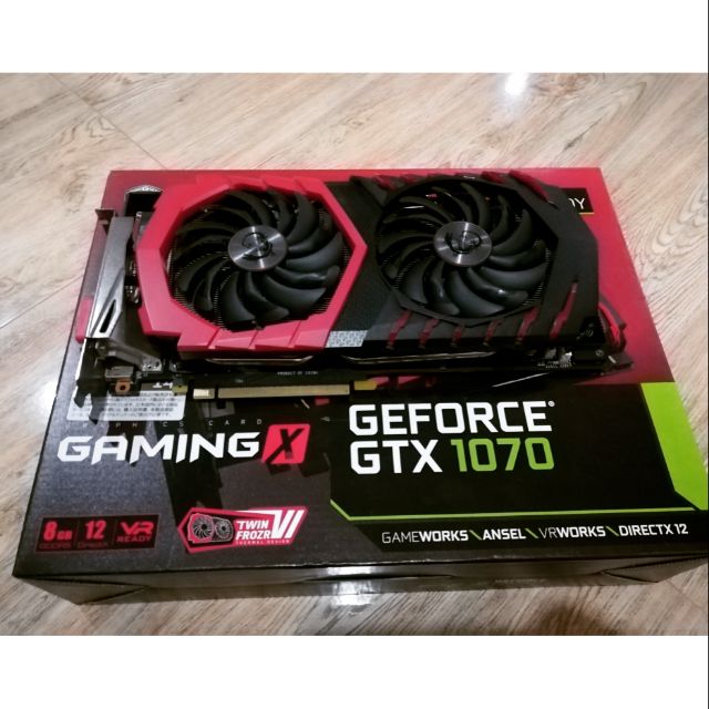 Msi nvidia geforce gtx 1070 gaming x discount 8gb