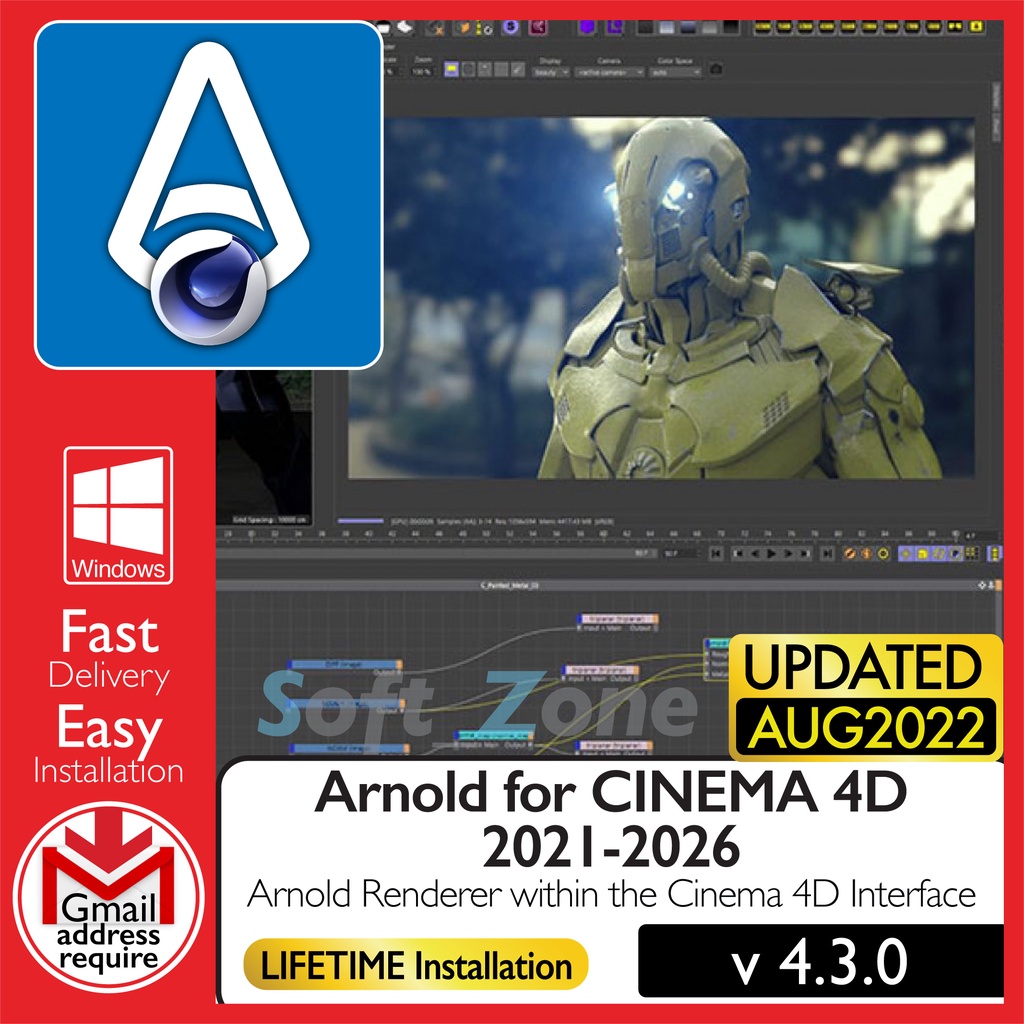 Arnold for Cinema 4D v4.3.0 (R21 - R26) - Arnold Renderer within Cinema ...