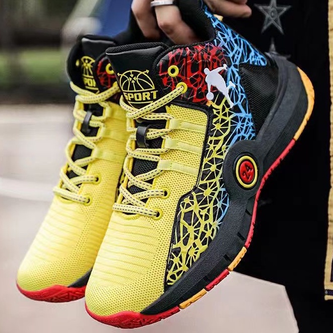 New Sports Fashion Basketball Shoes Korean Rubber Shoes Sneakers For