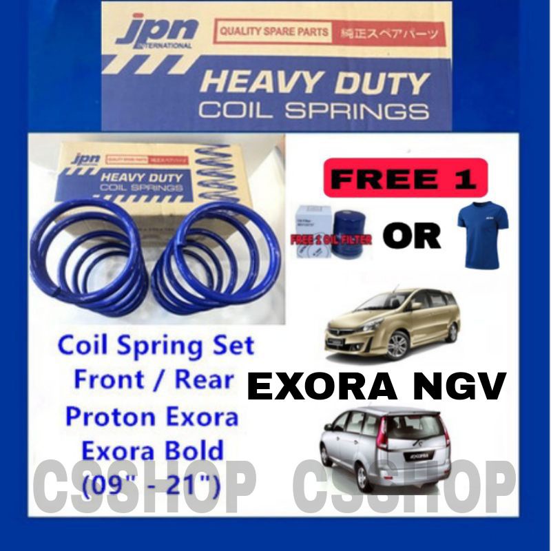 EL 0JPN PROTON EXORA NGV , EXORA BOLD NGV FRONT / REAR COIL SPRING ...