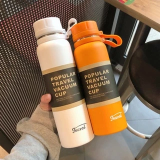 [650ml/850ml] 304 Stainess Steel Vacuum Flask Insulated cup Outdoor travel Hot and cold Tumbler Bottle