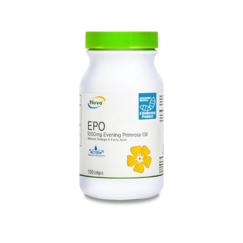 EPO [100 Softgels] The Essential Omega6 For Skin & Hormonal Health