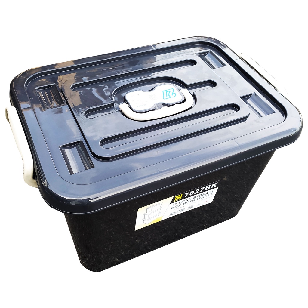 27Litre Storage Box With Wheel 7027 Bekas Simpanan Dengan Roda Kotak ...