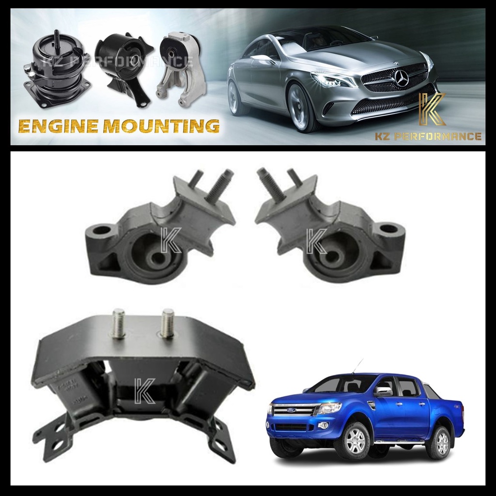 FORD RANGER T6 4WD 4 WHEEL 2.2 3.2 2012-2019 / ENGINE MOUNTING SET ...