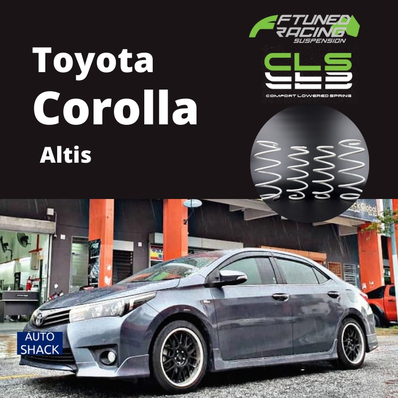 Toyota Corolla Altis F Tuned CLS Series Comfort Lowering Spring Suspension FTuned Racing by
