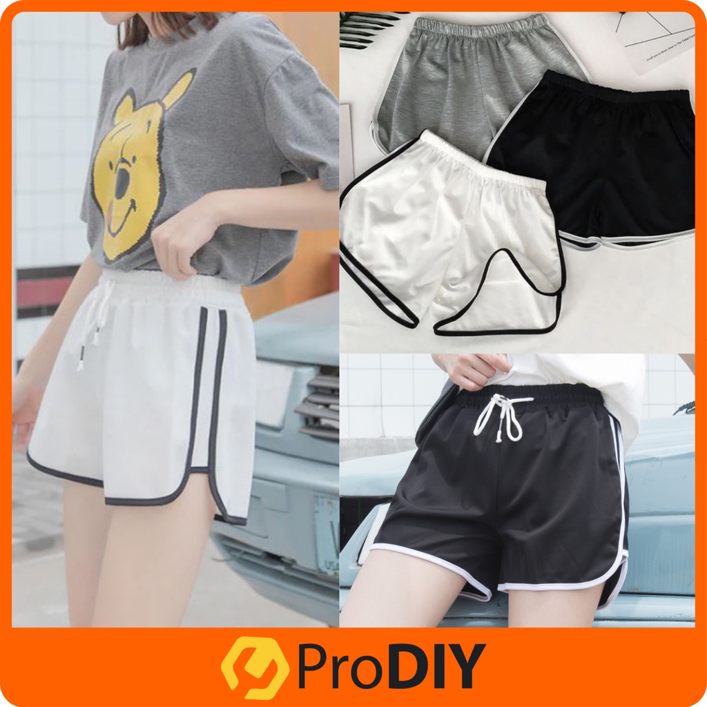 Women Casual Short Pants Soft Sport Workout Waistband Stretch