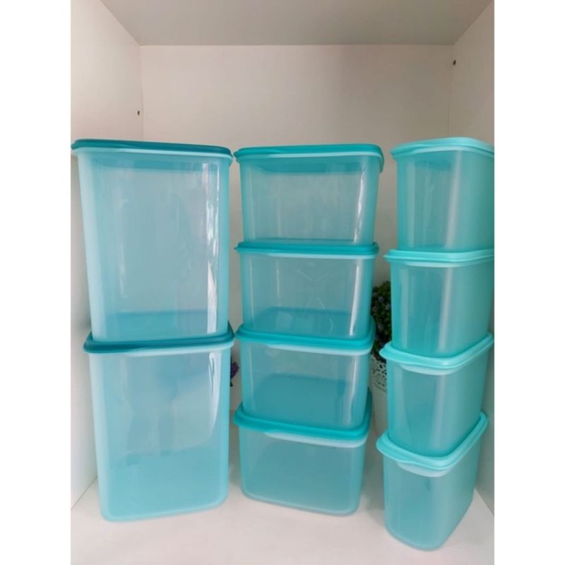 Tupperware Smart Saver Square II (4) 2.5L / Square IV (2) 5.4L / Oval ...