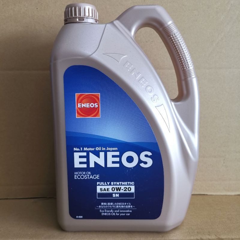 Eneos 0W20 Engine Oil Fully Synthetic Ecostage (4L) (Original) Hydrid