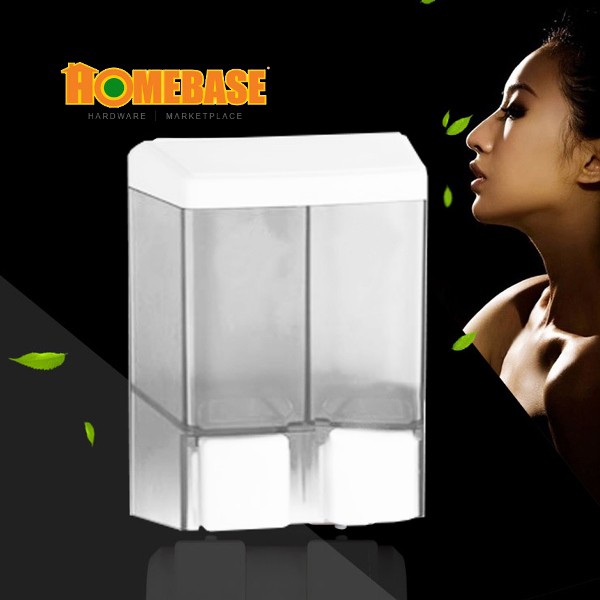HOMEbase Manual Wallmounted Double soap dispenser 480 mL Shopee