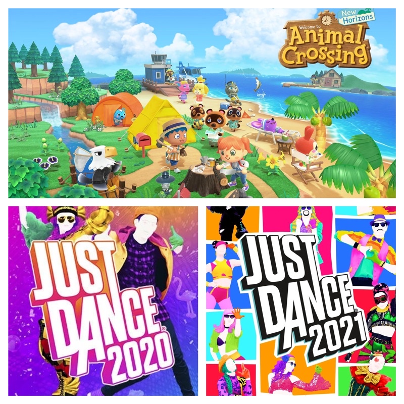 Nintendo Switch Digital 3in1 Animal Crossing，Just Dance 2020，Just Dance 2021 动物森友会，舞动人生2020，舞动人生2021下载版