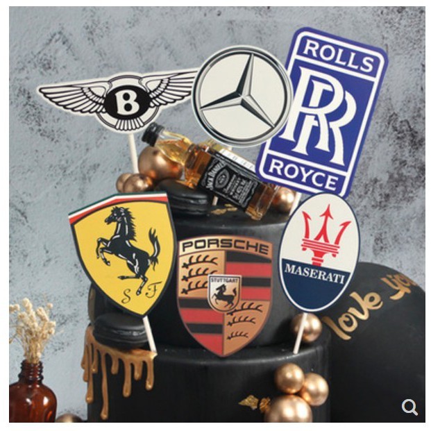 Car Logo Cake Topper Decoration Shopee Malaysia
