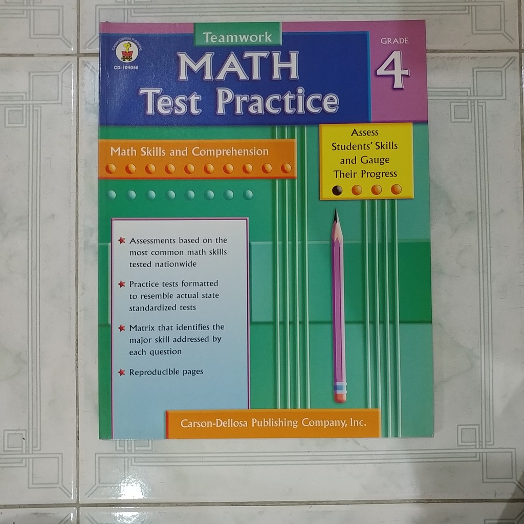 MATH TEST PRACTICE (GRADE4) | Shopee Malaysia