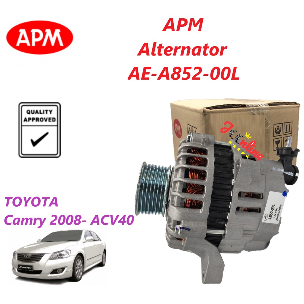 APM Alternator AE A852 00L Toyota Camry 2008 ACV40 2.0 2.4