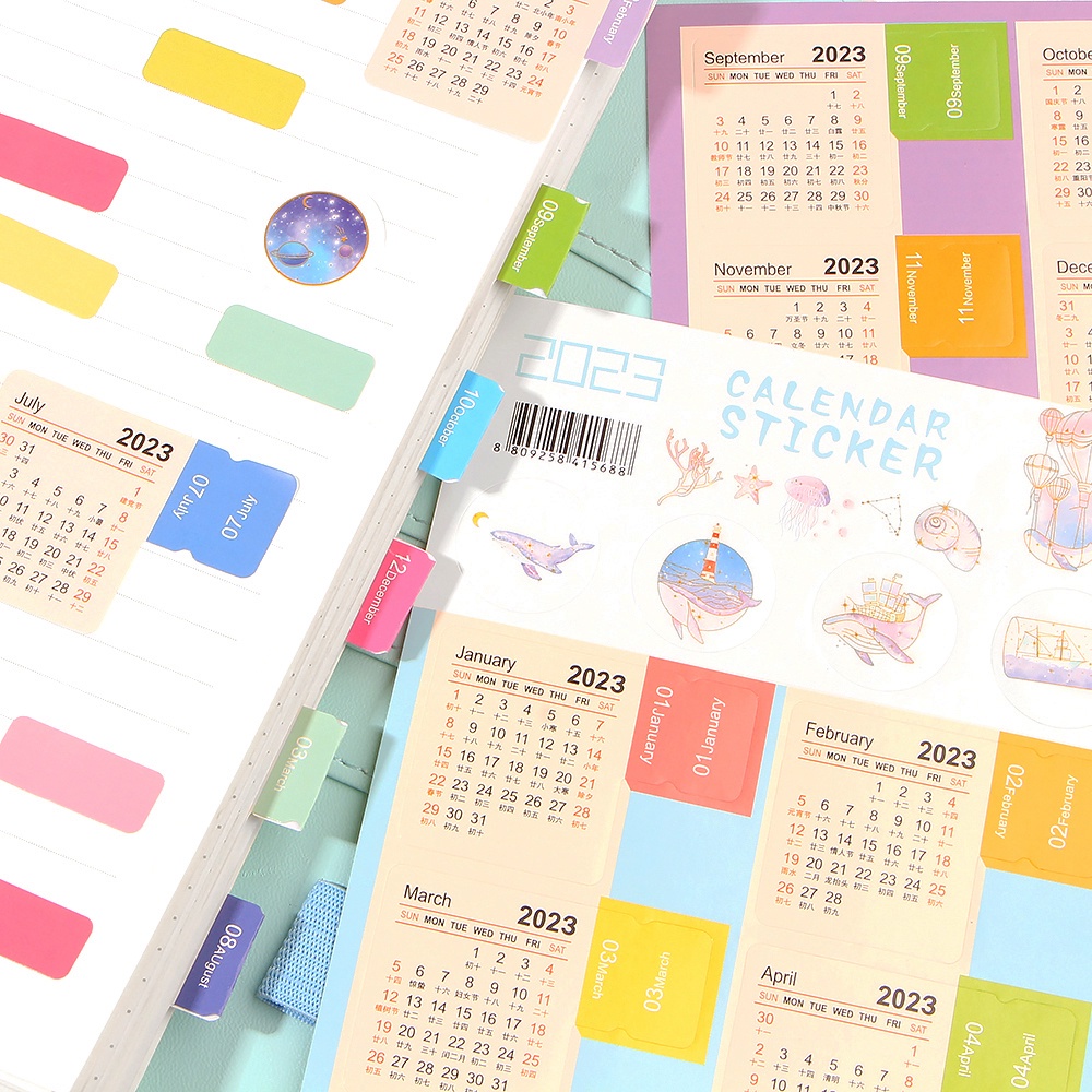 Planner Stickers w/ Monthly Tabs - Christian Planner