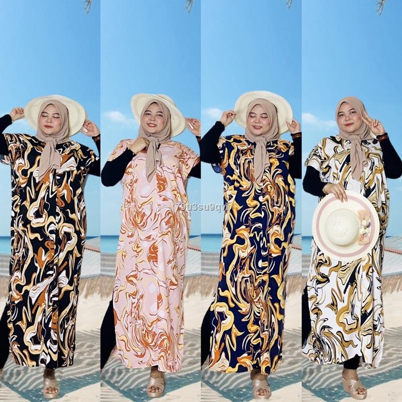 Hawaiian store muslimah dress