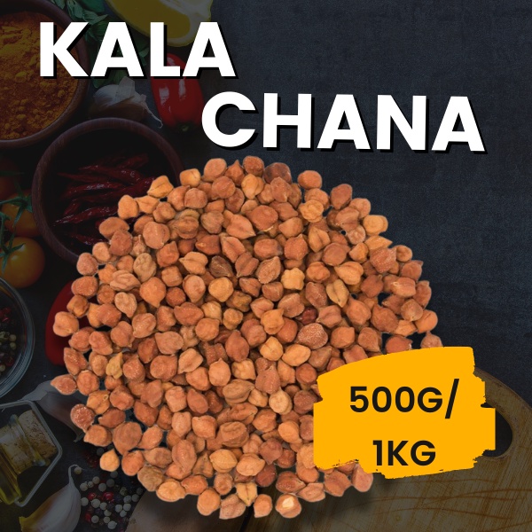 Kacang Kuda Hitamkala Chana Cholar Dal Black Chickpeas 500g1kg