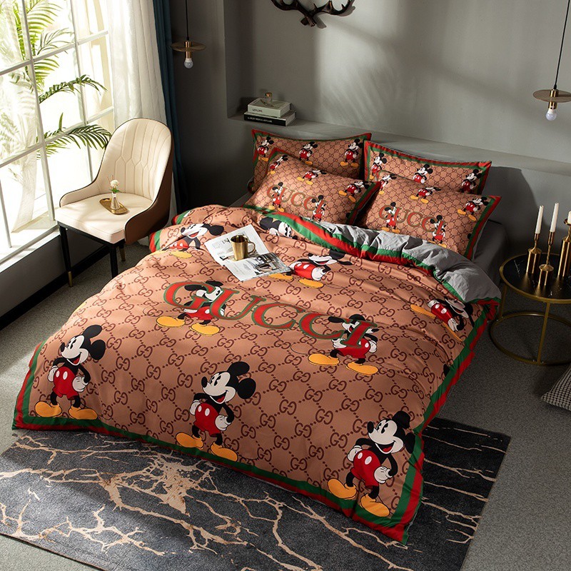 New Luxury Gucci Bedding Sets 8 Shopee Malaysia
