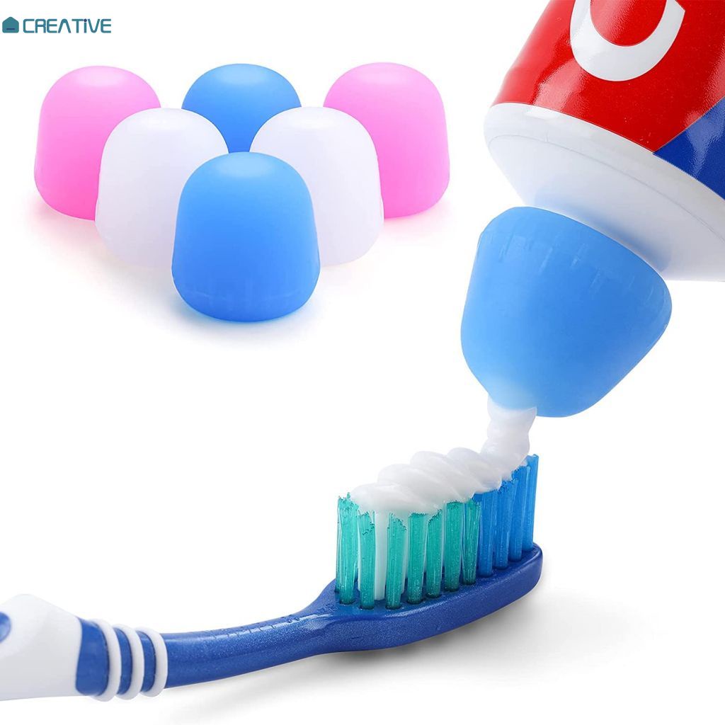 Self-Closing Toothpaste Cap Toothpaste Squeezer Toothpaste Pump ...