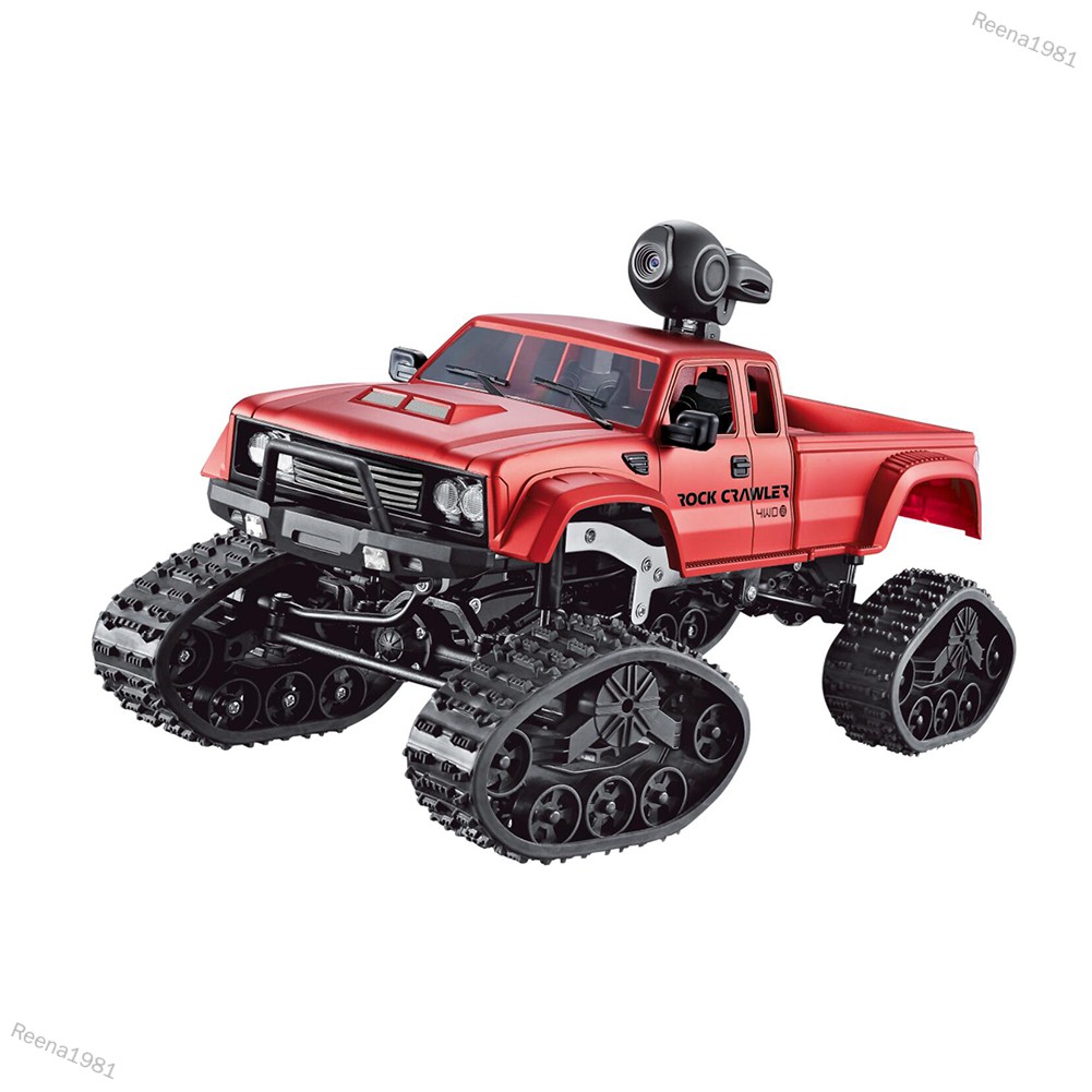 Reena1981 WiFi 2.4G Remote Control Car 116 Military Truck OffRoad