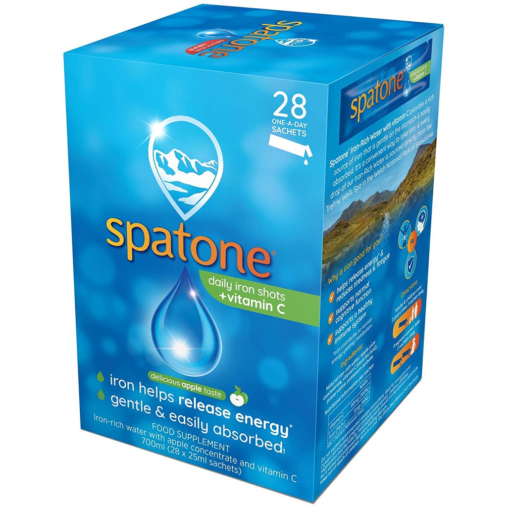 Spatone Iron Plus Apple taste with vitamin C 28 sachets Shopee Malaysia