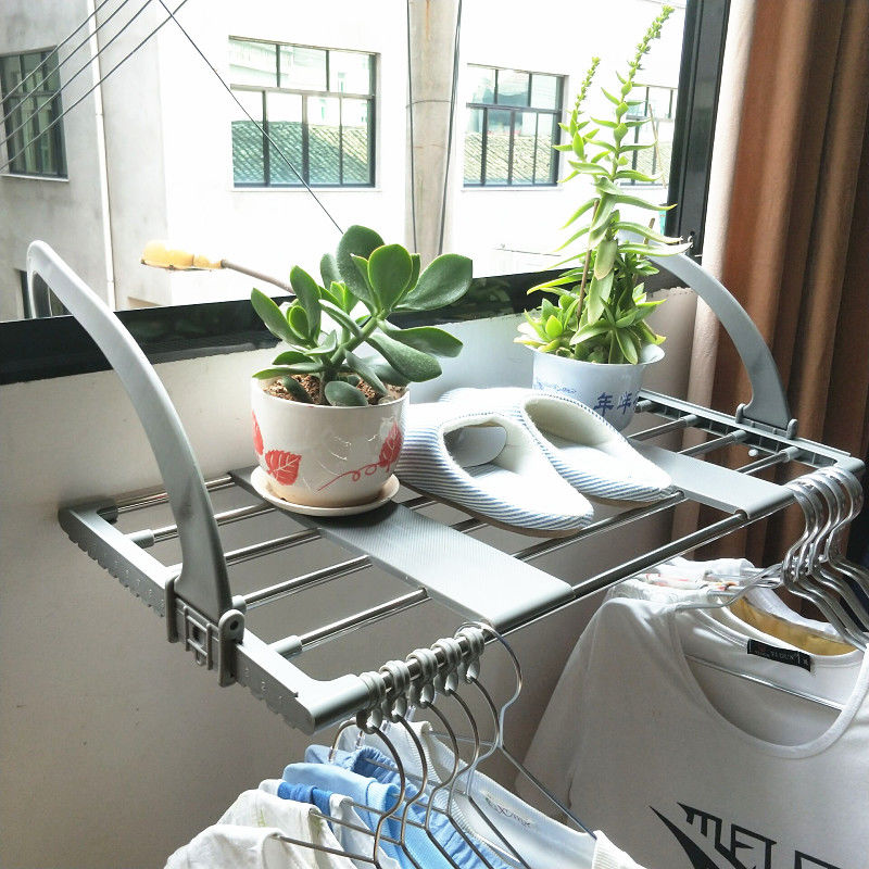 New Shoes balcony shelf / Shoes Racks/ Clothes Stainless Steel Drying ...