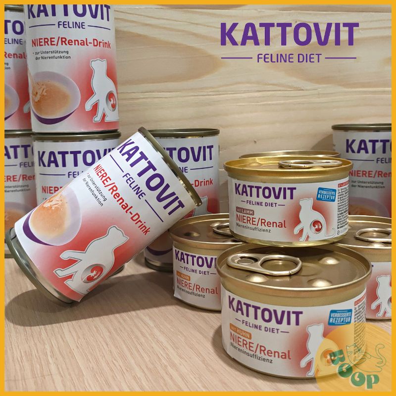 BOOP Kattovit Feline KD Renal Wet Food 85g / Renal Cat Can Food in