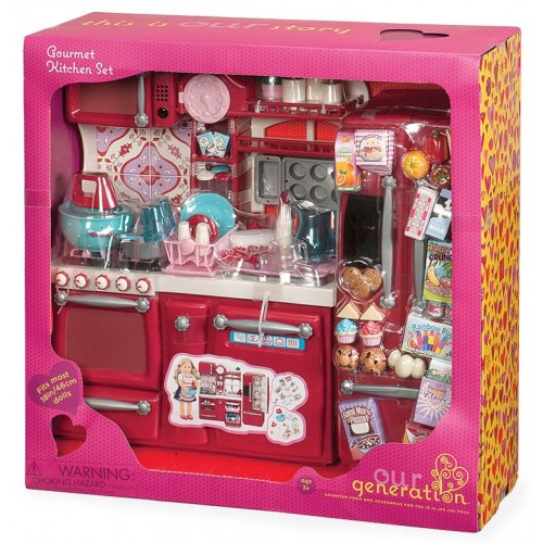 Our generation gourmet kitchen hotsell set for 18 doll