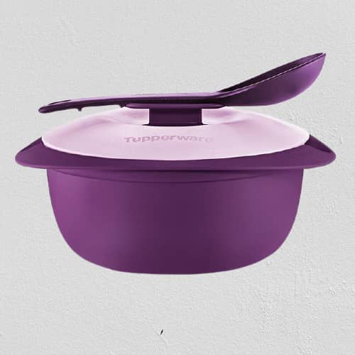 Tupperware Royal Purple Serveware Set/ Rice Server 3L /Round Server 1