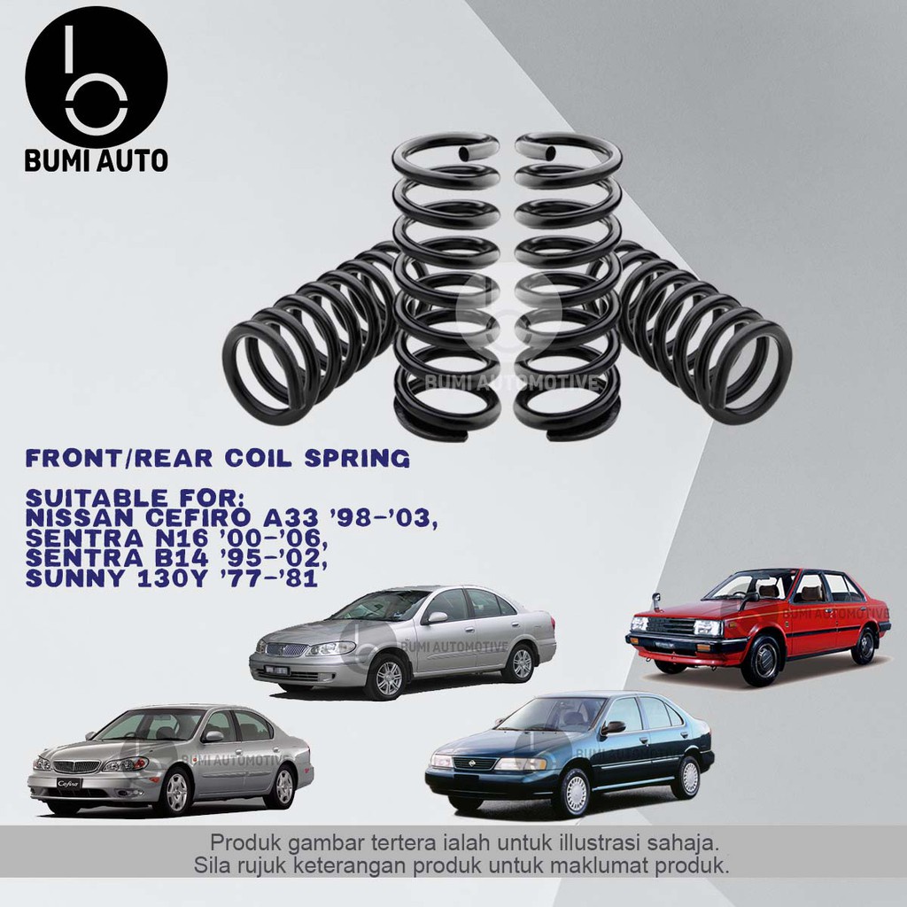 Nissan Cefiro A32/A33 Sentra N16 B14 Sunny 130Y (B11) Front (Depan ...