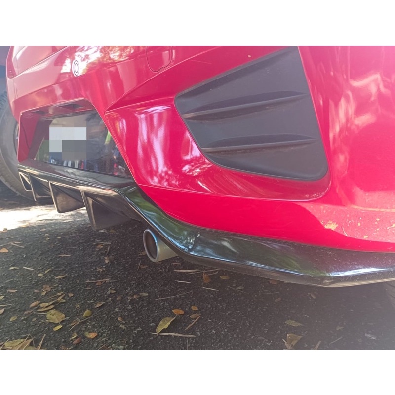 Myvi 2018 Gen3 Rear Diffuser With Gloss Black | Shopee Malaysia