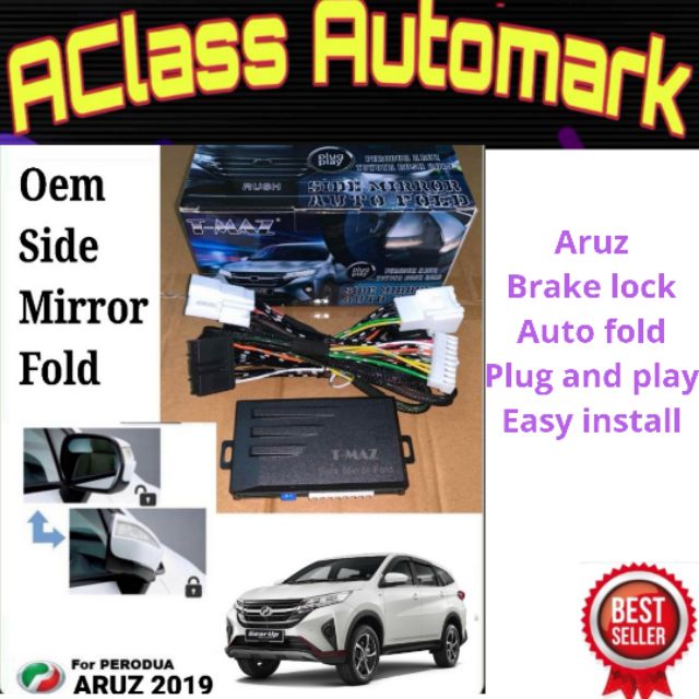 Perodua Aruz Side Mirror Auto Fold Folding Controller Module Shopee