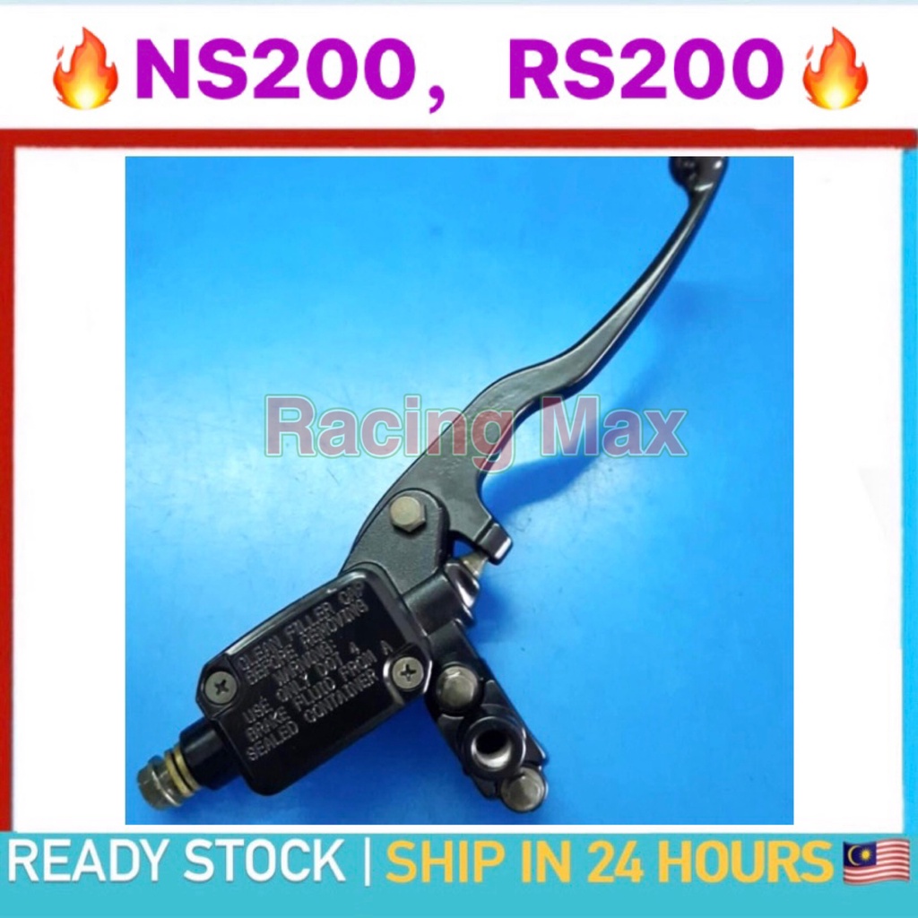 Modenas Pulsar NS200 / NS160 / RS200 Front Brake Master Pump + Lever