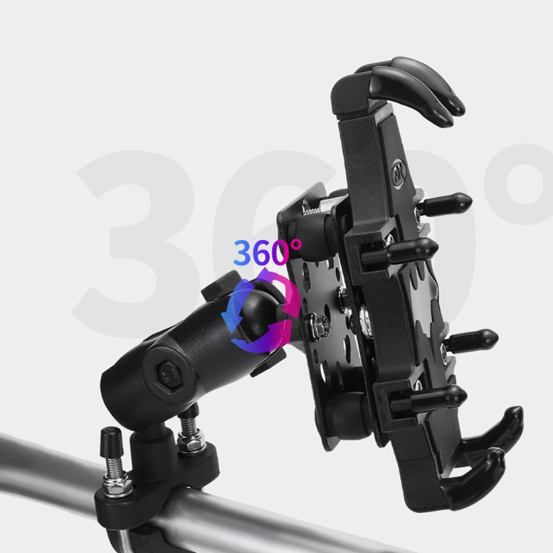 Motorcycle mobile phone holder shock absorber mobile phone holder