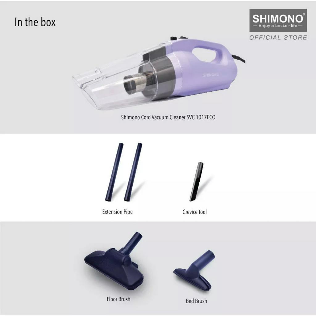 SHIMONO Pro Cyclone Vacuum Cleaner Wired 600Watt Svc1017 Eco (Modal