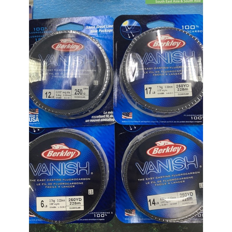 Berkley vanish 100% Fluorocarbon (jual per meter) | Philippines