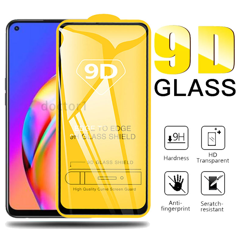 9D Full Cover Tempered Glass Screen Protector For OPPO A60 A78 A58 A17K ...