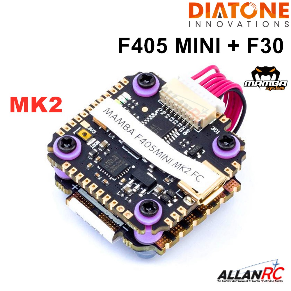Diatone MAMBA Stack F405 Mini MK2 + 30A 3-5S DSHOT600 8BIT 4-in-1 ESC ...