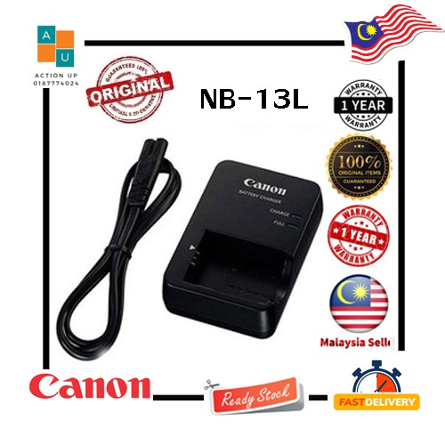 Canon Battery Charger CB2LHE for ( NB13L ) . G7X , G7xII ,GX9 . Shopee Malaysia