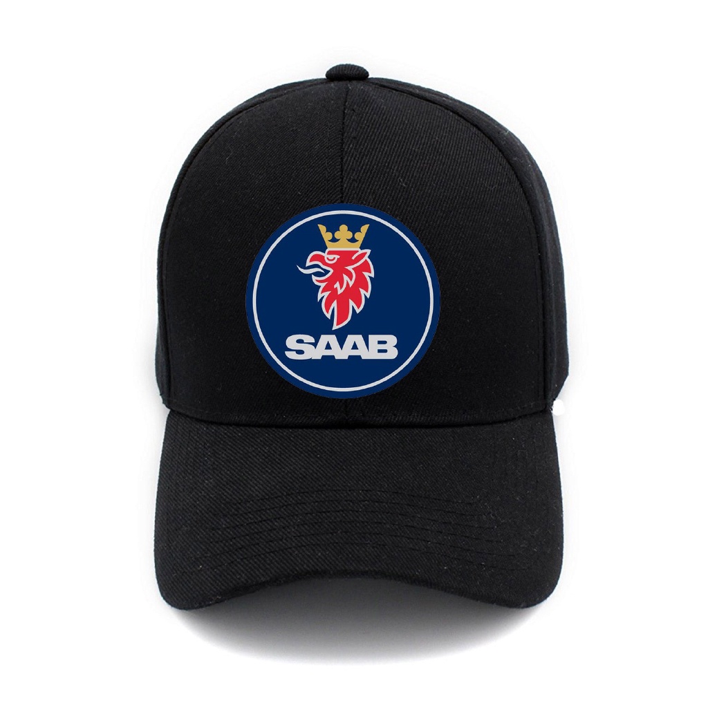 Cool Scania Saab Car Auto Truck Crown Eagle Logo Print Cap | Shopee ...