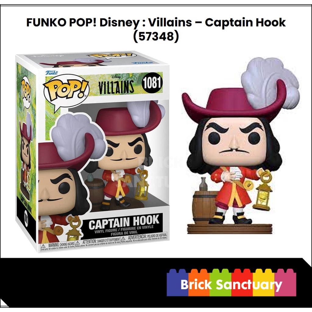 FUNKO POP! Disney : Villains - Captain Hook (57348) | Shopee Malaysia