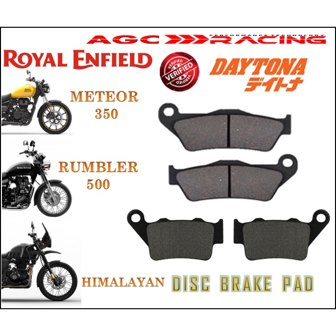 ROYAL ENFIELD DISC BRAKE PADS METEOR 350 RUMBLER 500 HIMALAYAN BEST