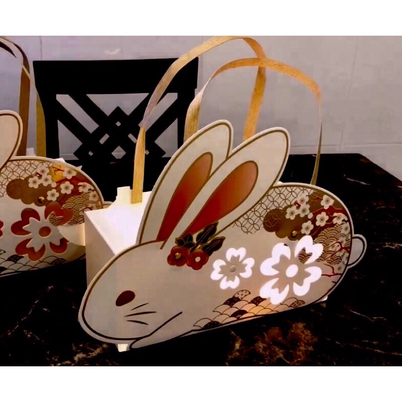 2 in 1 Mooncake Box Rabbit Lantern (with LED) ( Box Only No Mooncake) ️ ...