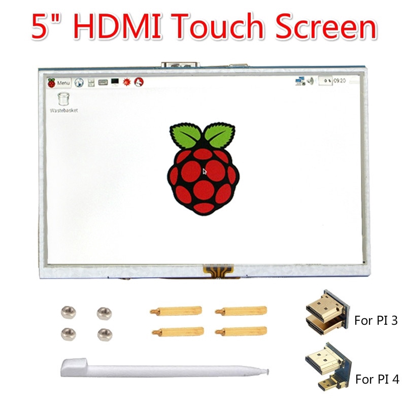 Raspberry Pi 4 Display 5 inch HDMI LCD 800*480 Touch Screen for ...