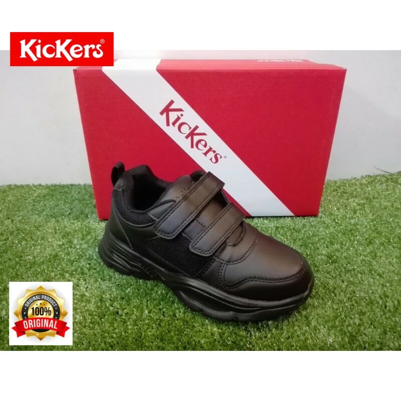 Kickers 100%Original Super Light Weight Shoe Black School Shoes Unisex ...