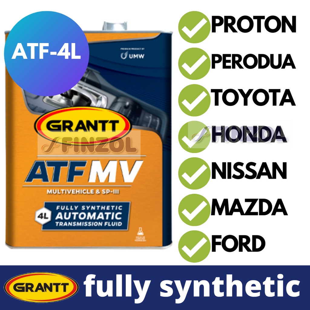 Minyak Gearbox Automatik ATF SPIII DIII untuk Proton, Perodua, Toyota