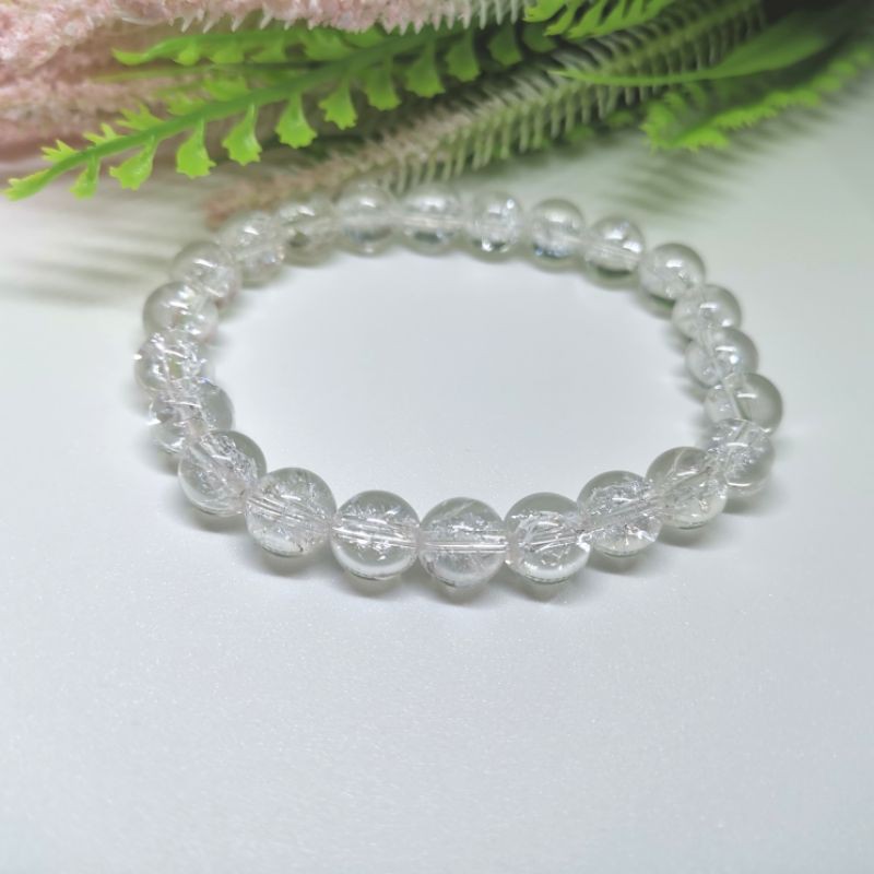 Himalayan clear quartz deals bracelet