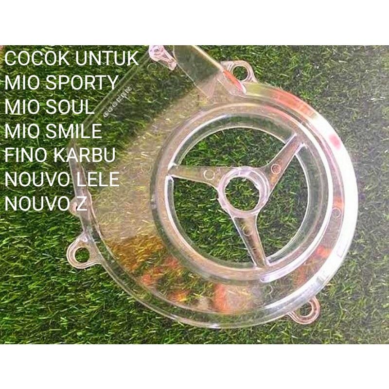 Mio SPORTY Transparent Clear Fan cover cover - SOUL SMILE NOUVO Z LELE