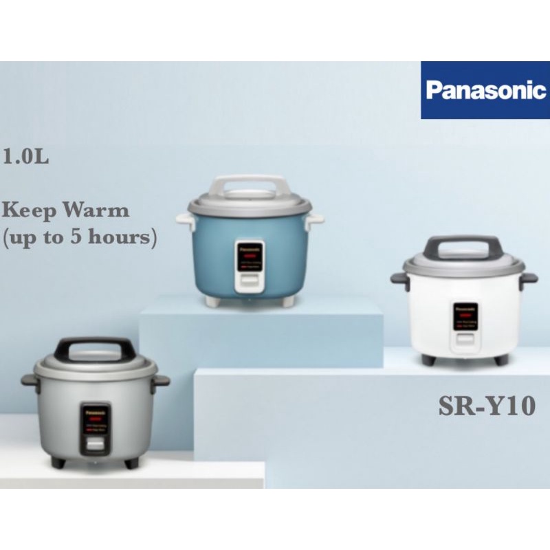 Panasonic Rice Cooker 1L/1.8L [ SR-Y10G/SR-Y18G ] White Light Blue ...