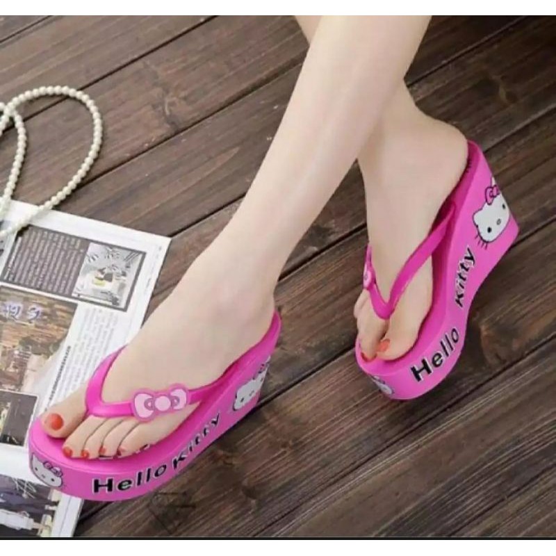 Hello kitty platform discount sandals