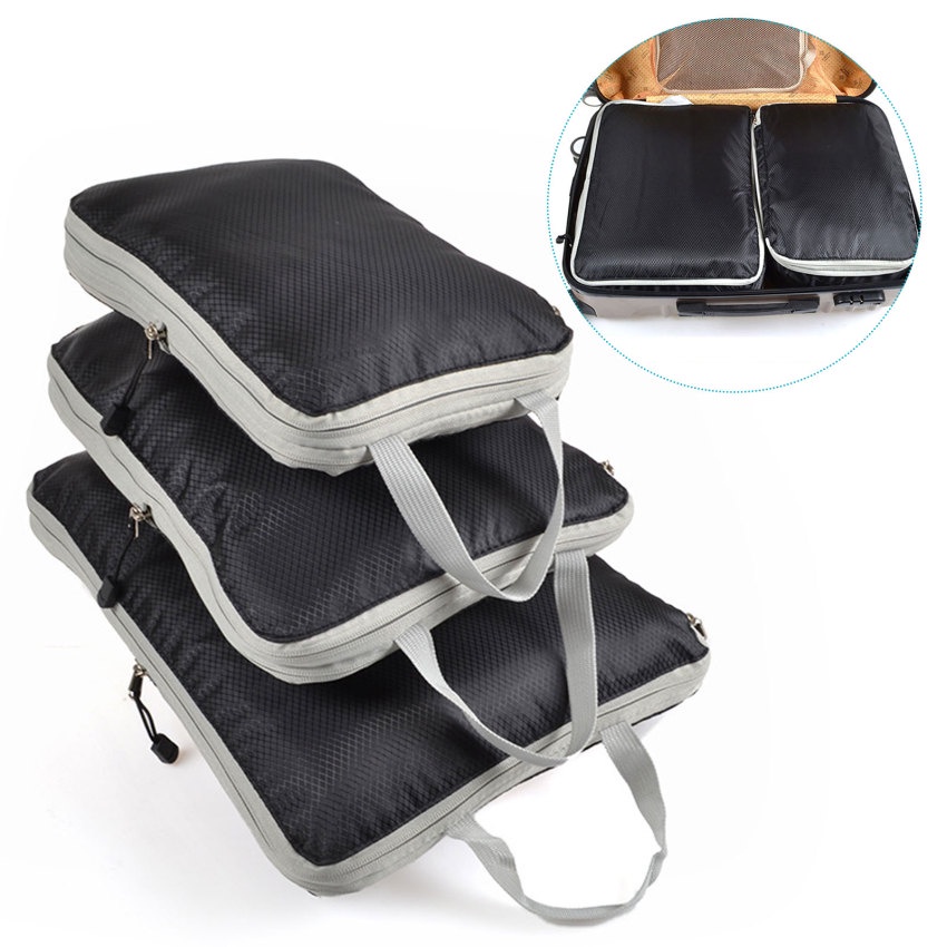 Travel Storage Bag Compressible Packing Cubes Foldable Waterproof